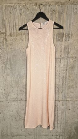 Zara Pailletten Kleid rosa Grösse S neuwertig