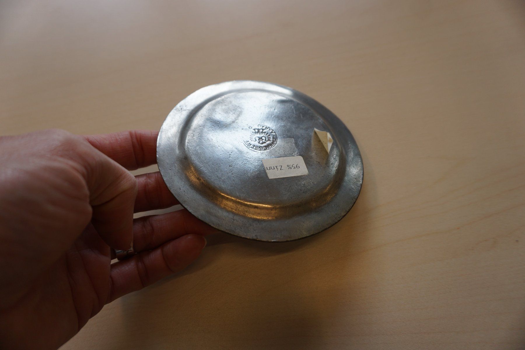 Untersetzer: Zinn Becher Untersetzer, Durchmesser 11cm, 6er Set – Neu (gemäss Beschreibung) aus Giswil von sowo60 5