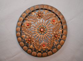 Antikes Mandala (1) Volkskunsaus Tibet - Anfang 1950er-Jahre
