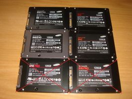 1 stück 120/128gb ssd. Getestet.Samsung