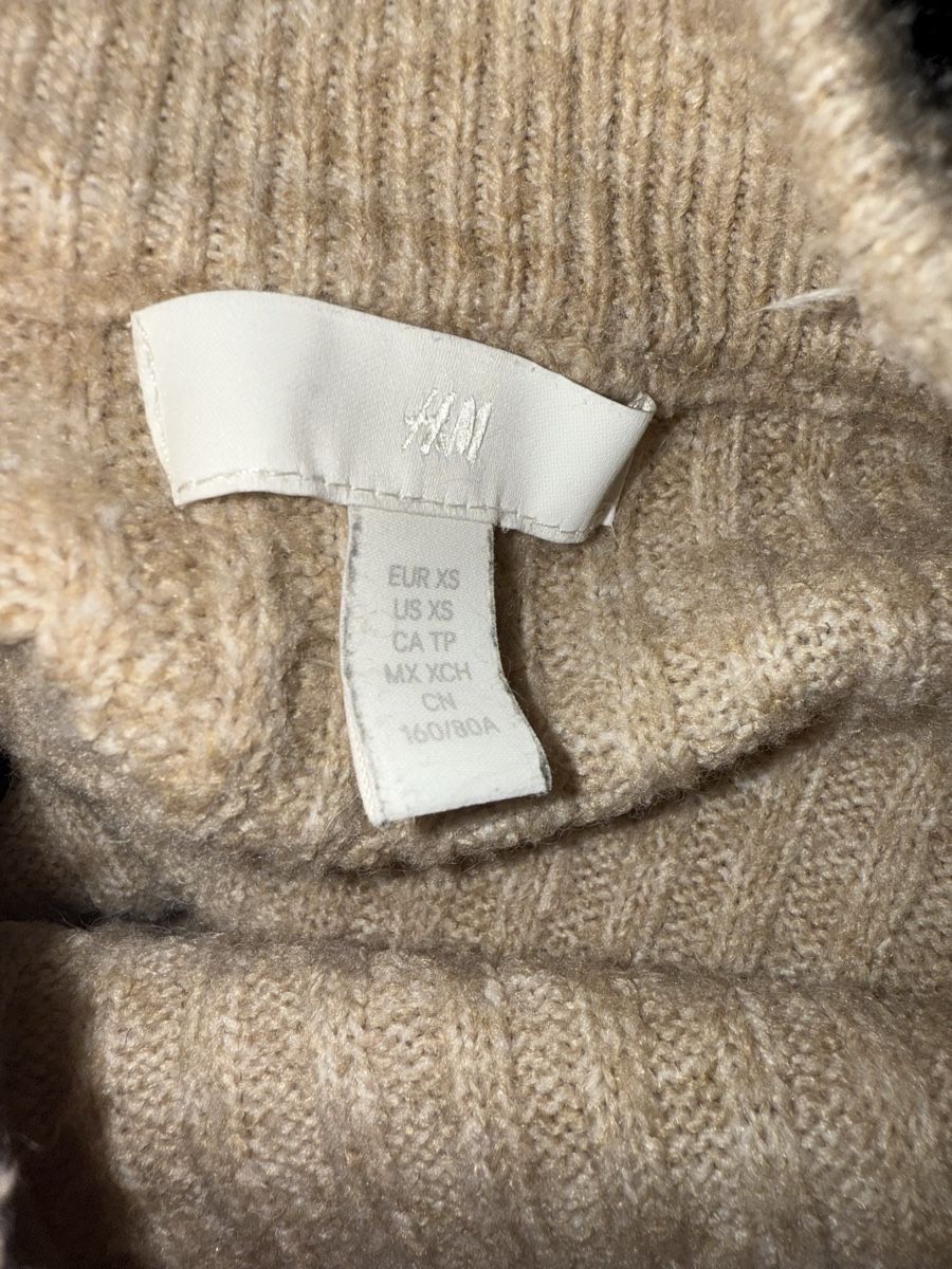 H&M Maglioni & Felpe: H&M Strickpullover, Beige, Grösse XS – Usato da Rorschacherberg venduto da drdupor 4