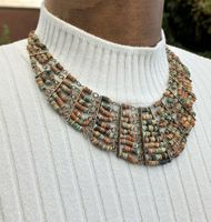 Vintage Kette mit bunten Perlen aus den 70ern