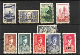LOT FRANKREICH FRANCE 1940 /41