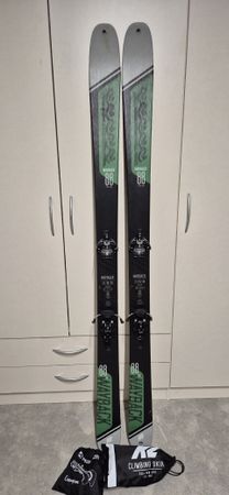 K2 Wayback 88 Tourenski 174cm, Bindung, Felle & Harscheisen