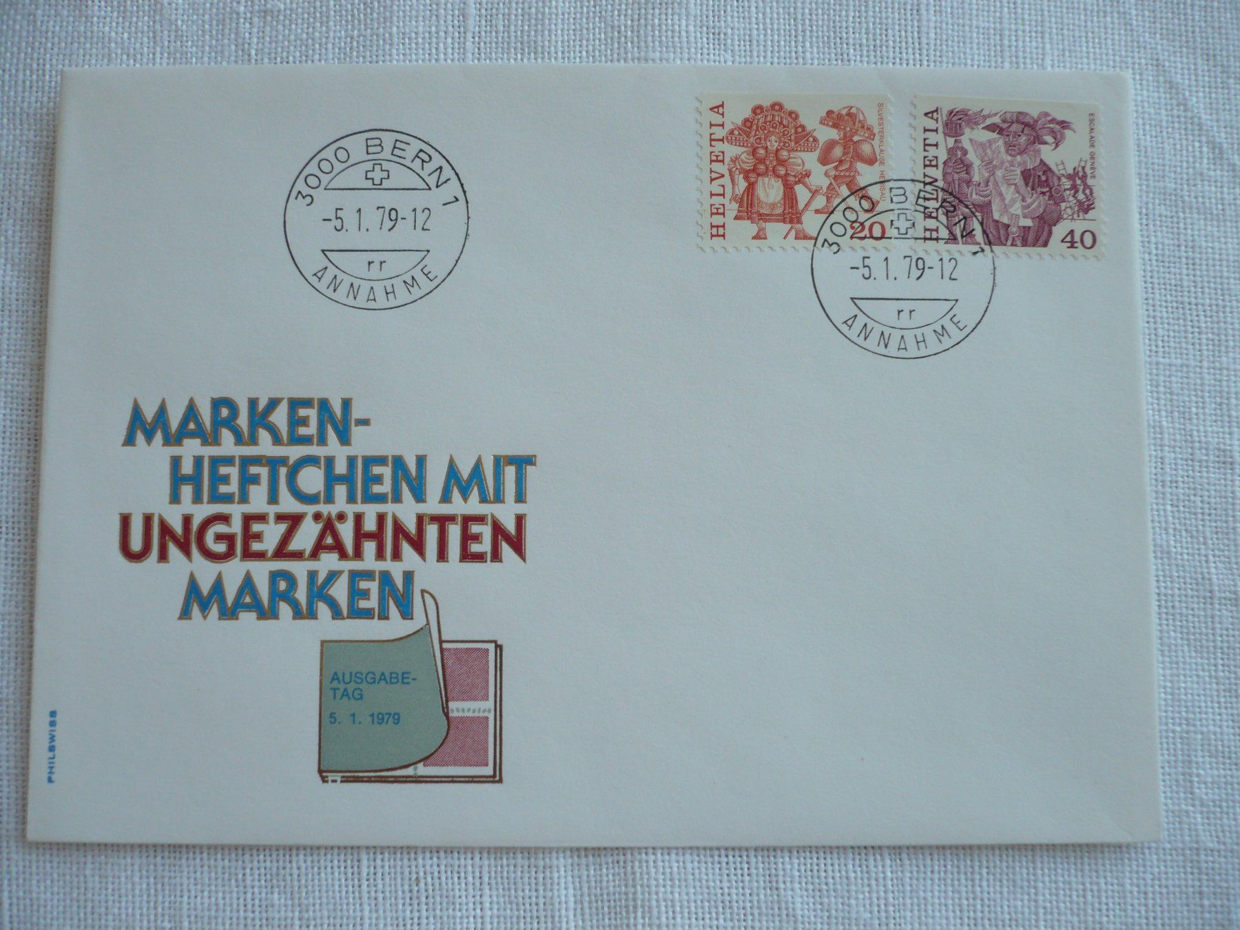 Tous les timbres: 1979 FDC aus Markenheftchen – D'occasion à Zürich par saltandpepper008