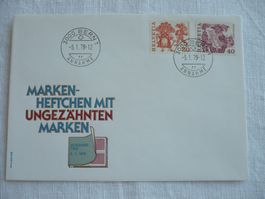 1979 FDC aus Markenheftchen