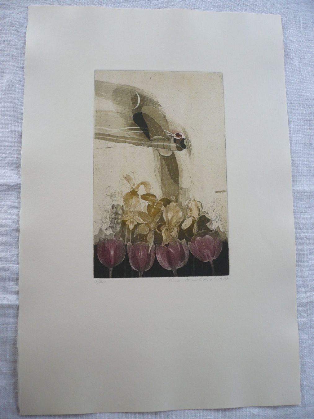 Grafiken & Lithographien: Eva Haskova 1987 Lithografie – Gebraucht aus Zürich von saltandpepper008