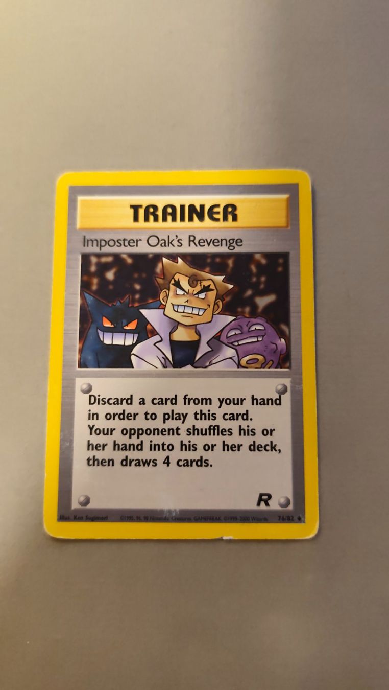 Pokémon Carte collezionabili: Imposter Oaks Revenge  - Team Rocket – Usato da Kehrsatz venduto da Riyouu