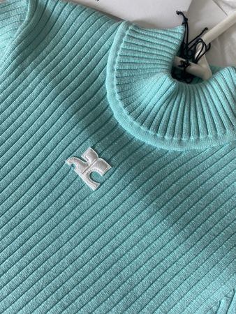 Courrèges réédition pull manche courte XS
