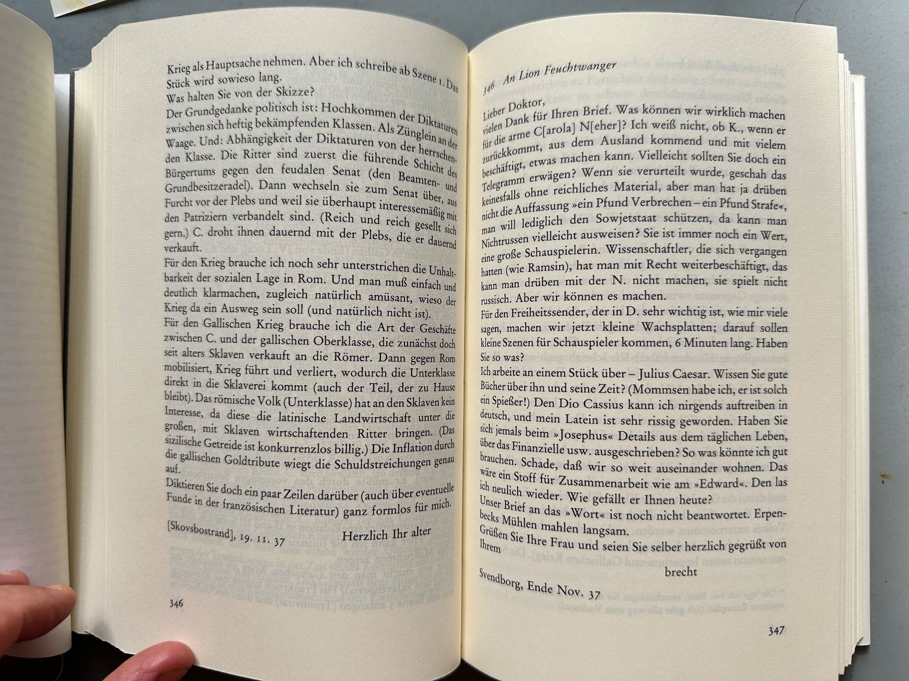 Bücher: Bertolt Brecht: Briefe 2 Bde. 1981 inkl. Faksimile-Brief – Gebraucht aus Zürich von allp 7