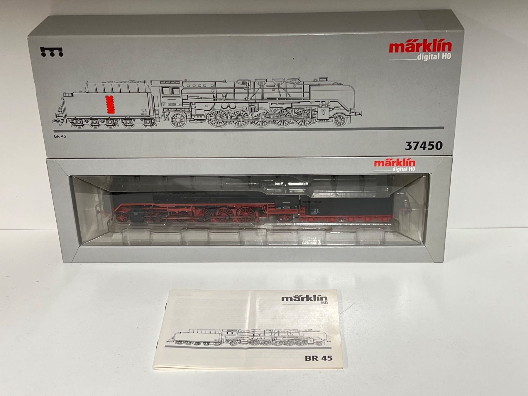 Märklin Modellini di ferrovie: Märklin  37450 BR 45 DB Digital – Nuovo (secondo la descrizione) da Neuenhof venduto da ludovicco 8