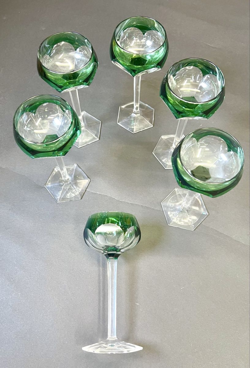 Gläser: Weinkelche Überfangglas Bleikristall – Gebraucht aus Zürich von sch_6lrw 1