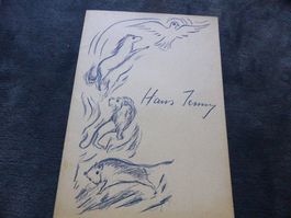 Hans Jenny,1950,Dornach,7 Tierbilder,Lithos,H.Tanner