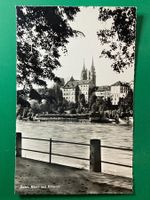 Basel - Rhein und Münster - Stempel Mustermesse 1953