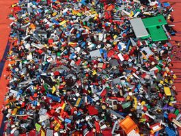 Lego Steine gebraucht Kiloware Konvolut 4.7 kg en vrac