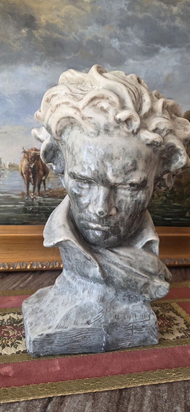 Sculture & Statue: Beethoven Büste, Marmor signiert – Usato da Wolfhalden venduto da Nati-Nati 7