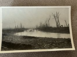Fotodruck 6x9cm Schlacht an der Yser 1914