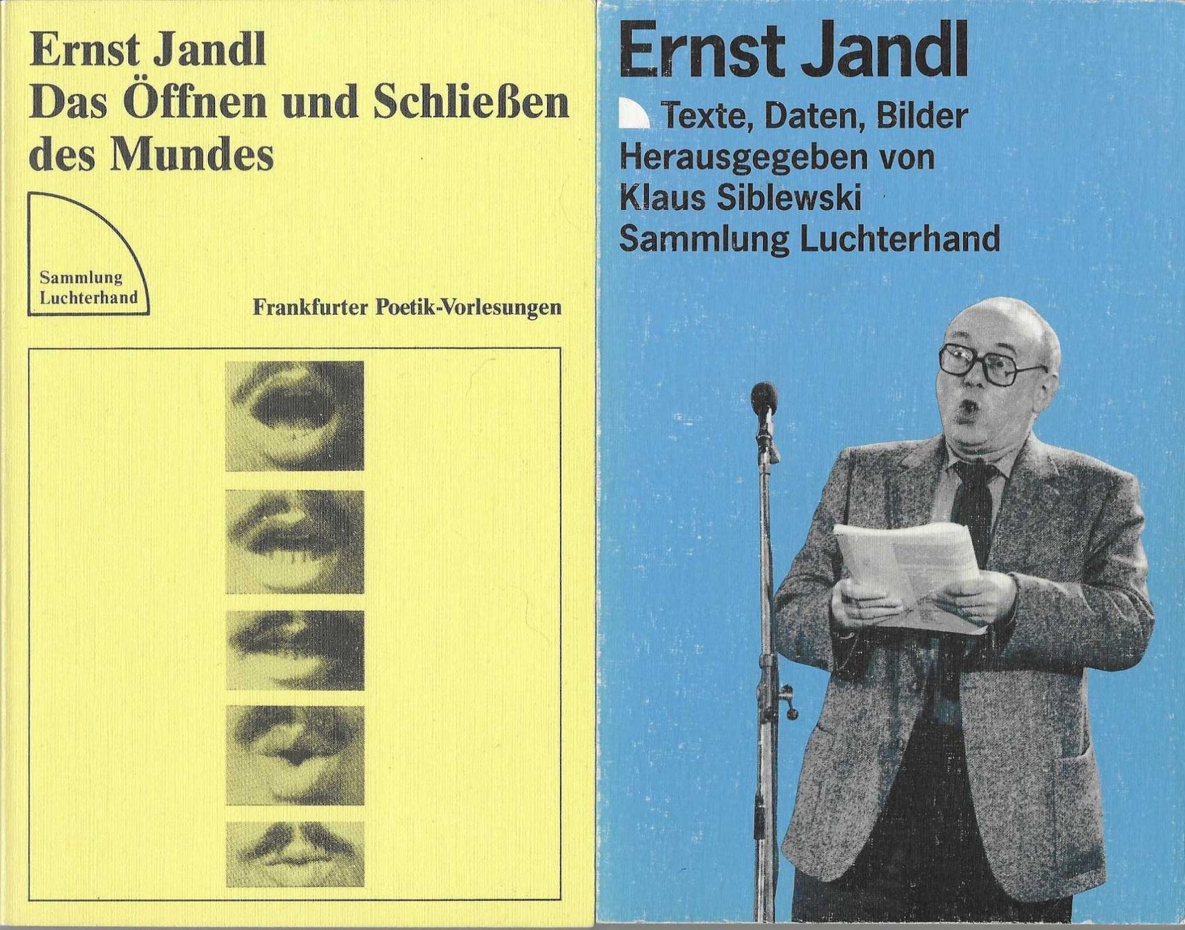 Bücher: Ernst Jandl 2 Bücher – Gebraucht aus Flims - Dorf von Stagediver