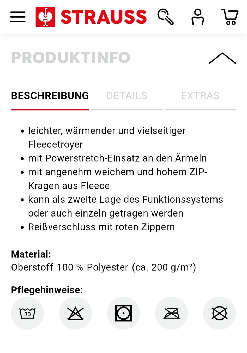 Engelbert Strauss Maglioni & Felpe: Fleece Troyer Engelbert Strauss, Gr. S/ Men – Nuovo (secondo la descrizione) da Unterägeri venduto da Meikelbein 6