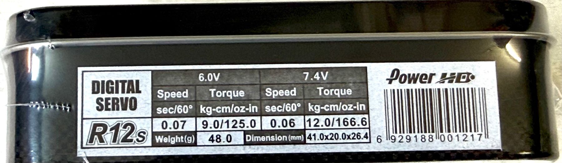 RC Modellbau: SERVO POWER HD R12S 1/10 – Neu und originalverpackt aus Yverdon-les-Bains von Fijo-rc 1