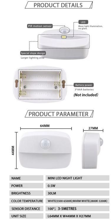 Lampes: LED Sensor Lampe mit Bewegungsmelder – Neuf avec emballage d'origine à St. Margarethen TG par Smiley-Face 4