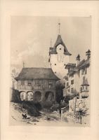 Sursee Tonlithographie von Glennie selten