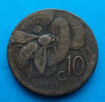 Italien: 10 Centesimi 1921, S - SS