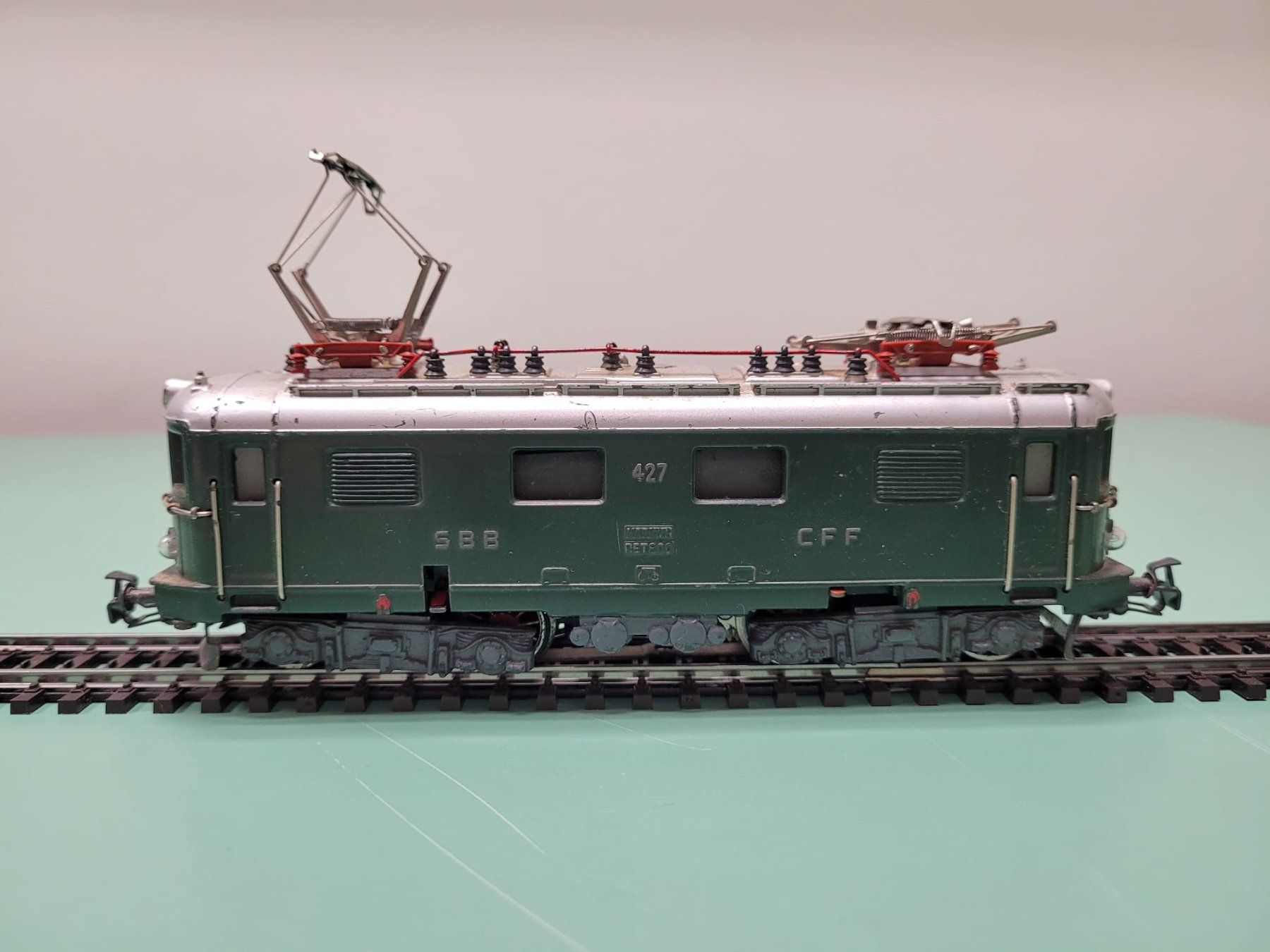Märklin Modellini di ferrovie: Märklin 427 SBB, H0 – Usato da Perlen venduto da AhvidEvG 3