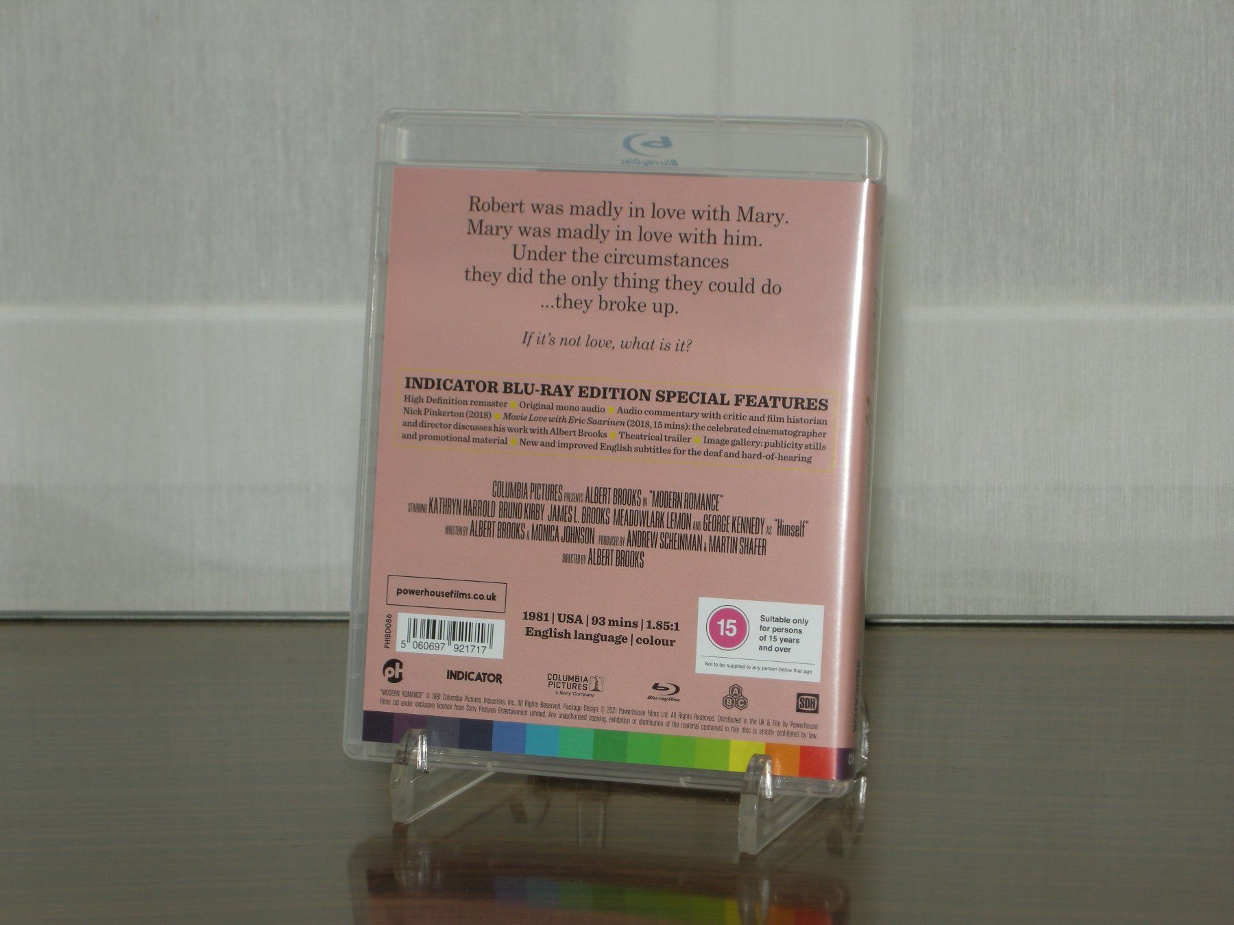 Tutti i DVDs: Albert Brooks Modern Romance / Indicator Blu-Ray – Usato da Aarau venduto da Pearlz 1