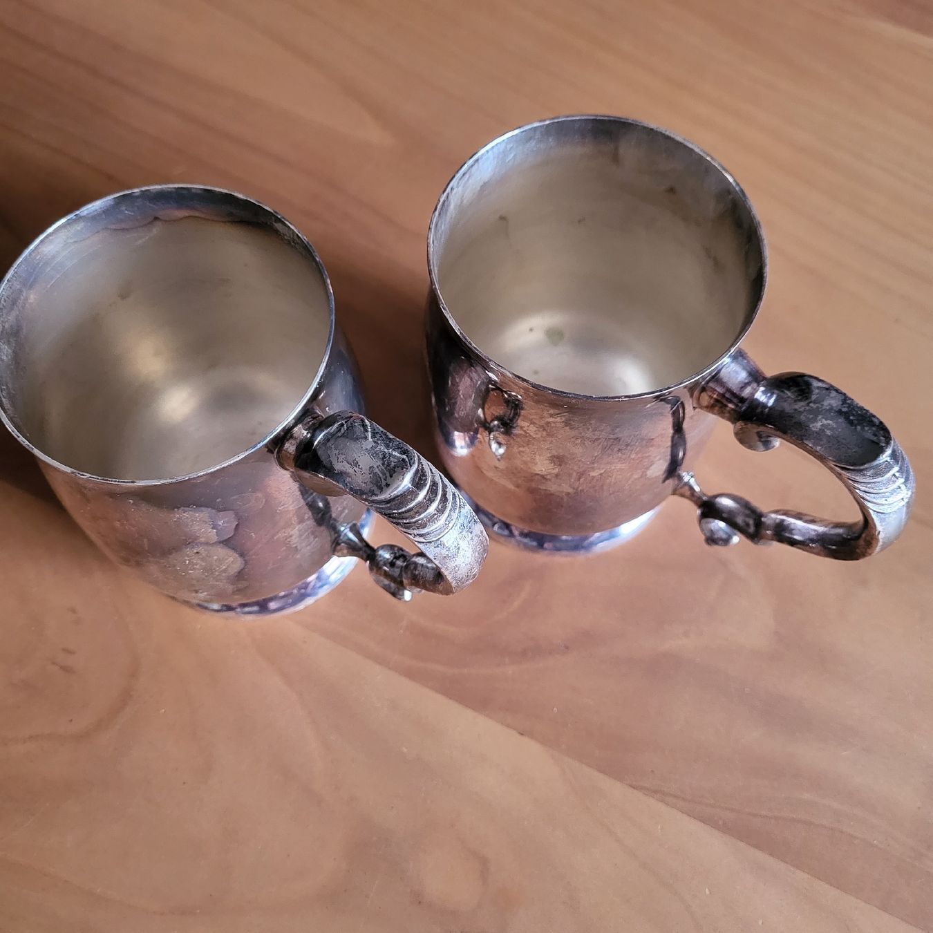 Caraffe: 2 versilberte Krüge Alpha Plate.... – Usato da Kägiswil venduto da Megafi56 1