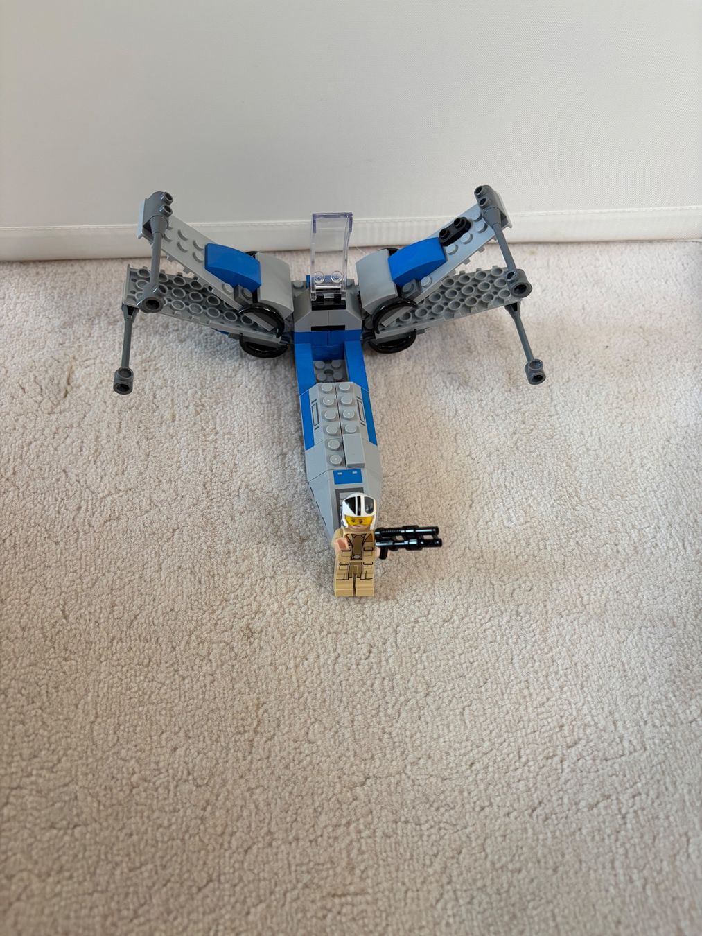 Lego Giocattoli: LEGO Raumschiff mit Pilot, blau-grau, ab 1.- – Usato da Binz venduto da Labruyere 2