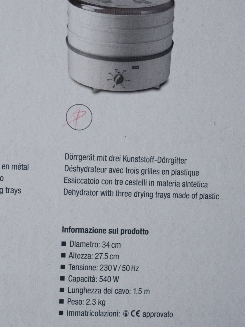 Stöckli Appareils de cuisine: DÖRREX STÖCKLI K-TIPP TESTSIEGER – D'occasion à Wauwil par Pneuedy 5