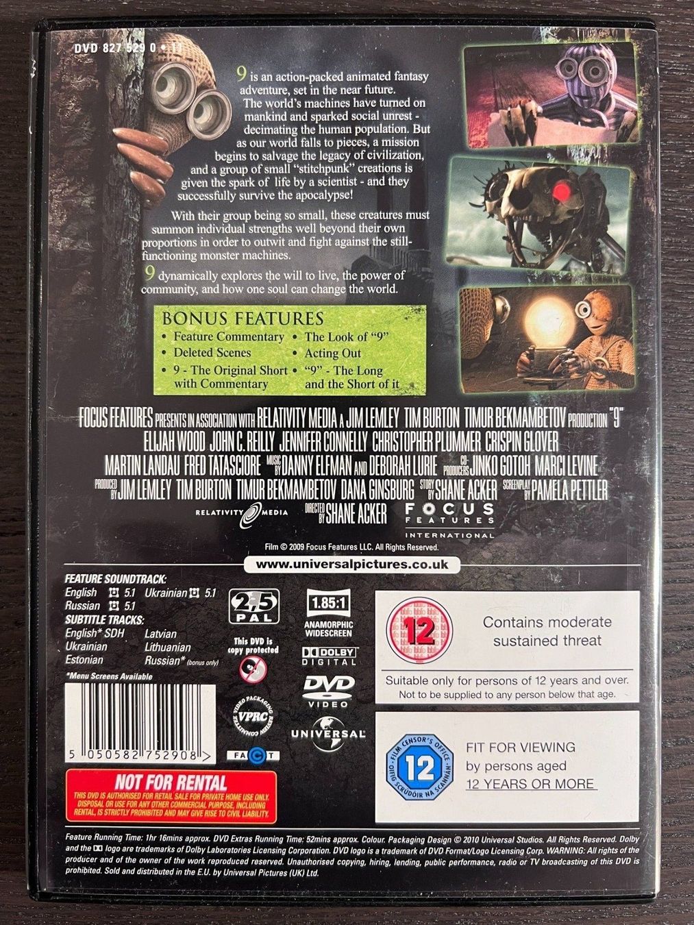 Alle DVDs: 9 ( Englisch ) – Gebraucht aus Zürich von FilmFreunde 1