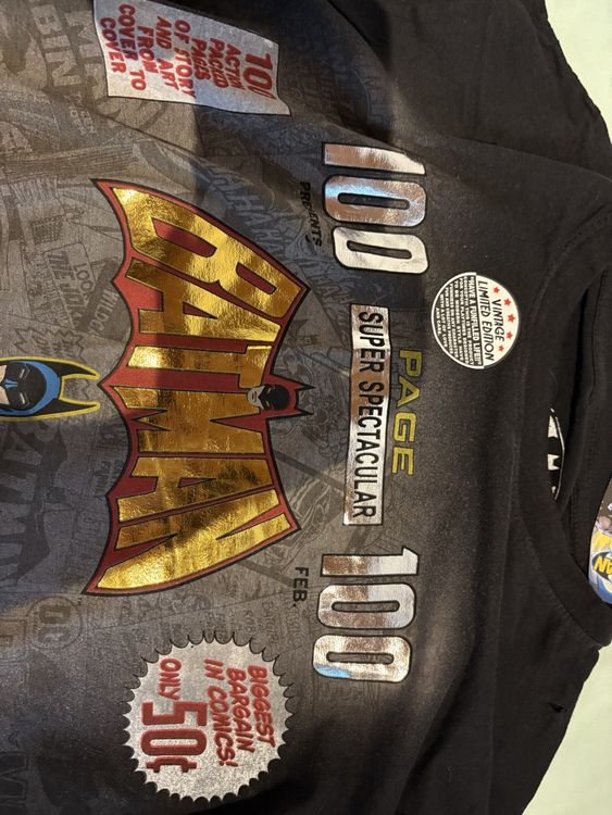 T-shirt: BATMAN shirt vintage style limited – Nuovo e nell'imballaggio originale da Herzogenbuchsee venduto da warrior77 1