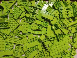 LEGO 150 Verschiedene Grüne Lime Teile -D36