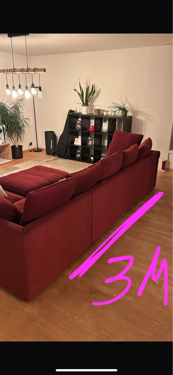 Ikea Divani: IKEA couch , very good conditions , burgundy – Usato da Zug venduto da mic_8hzn 4