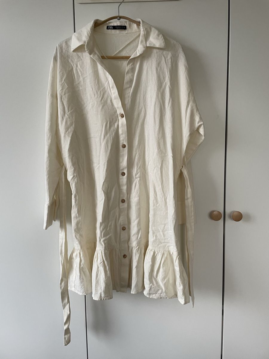Zara Vestiti: Zara Kleid Leinen-Mix Gr. M – Usato da Neukirch an der Thur venduto da bee88