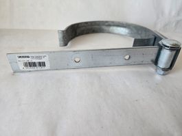 Marley Rinneneisen Metall verzinkt mit Drehgelenk Grau NW125