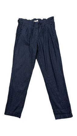 BRAX Leinenhose Gr. 36 Blau Milla S relaxed fit