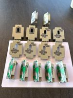Bedruckte Ritterburg Teile gebraucht