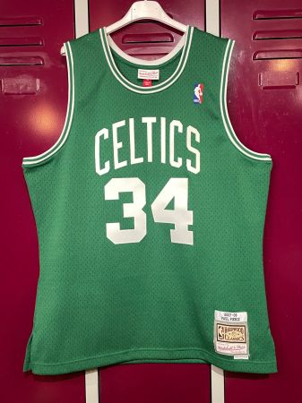 MITCHELL & NESS BOSTON CELTICS "PAUL PIERCE" NBA JERSEY SZ:L