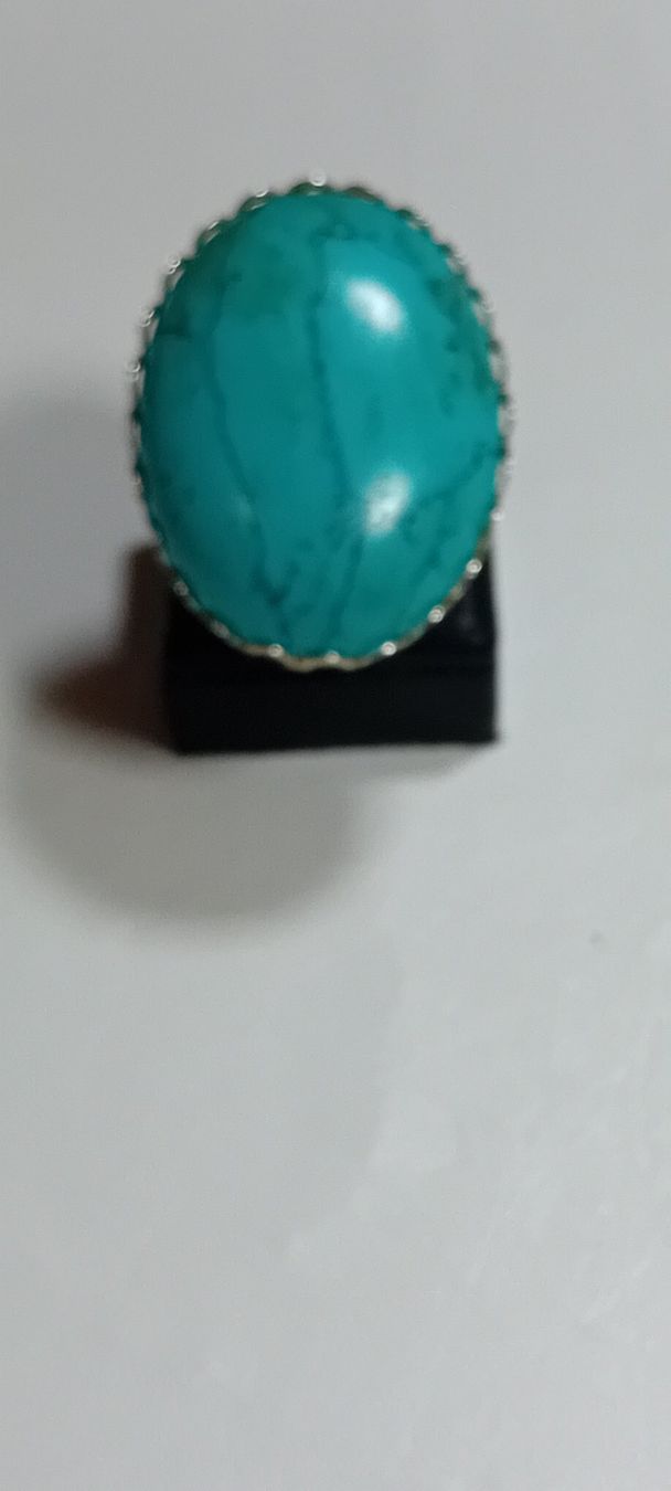 Ringe: ring antiksilber oval mit türkis – Neu (gemäss Beschreibung) aus Basel von bij_5hqd 1