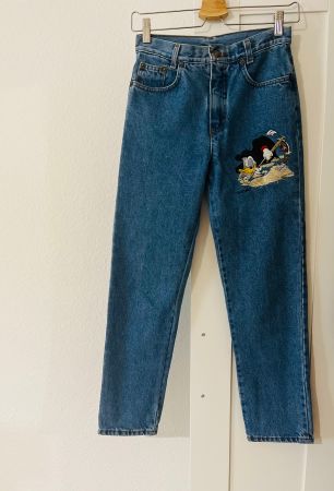 Vintage Disney Emmanuel Schvili Jeans Made in Italy Cotton