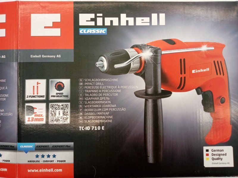 Einhell Bohrmaschinen: Schlagbohrmaschine Einhell  TC-ID 710E 7 – Neu und originalverpackt aus Kehrsatz von ba-ch