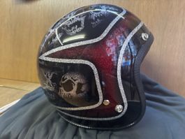 70s open face helm größe M