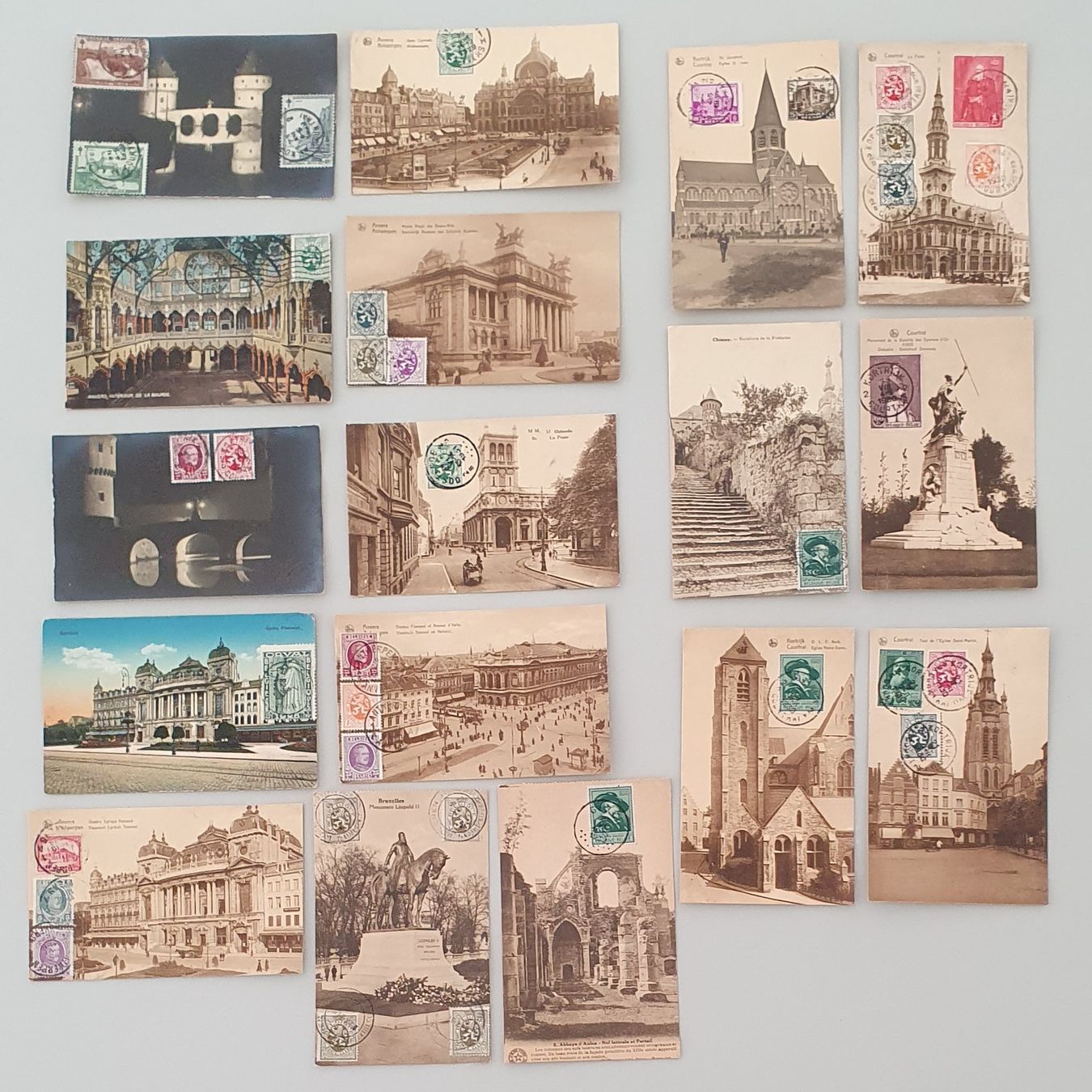 Cartoline postali: 41 Ansichtskarten Belgien – Usato da Kreuzlingen venduto da Rschweiz1 3