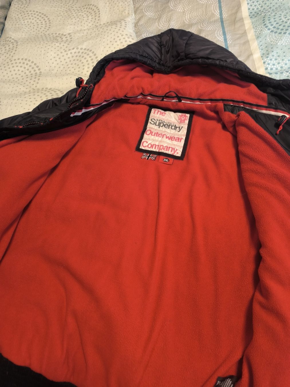 Vestes: Steppjacke Superdry schwarz 2XL  – D'occasion à Euthal par Brzie 1
