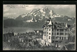 AK Weggis, Hotel-Pension Alpenblick