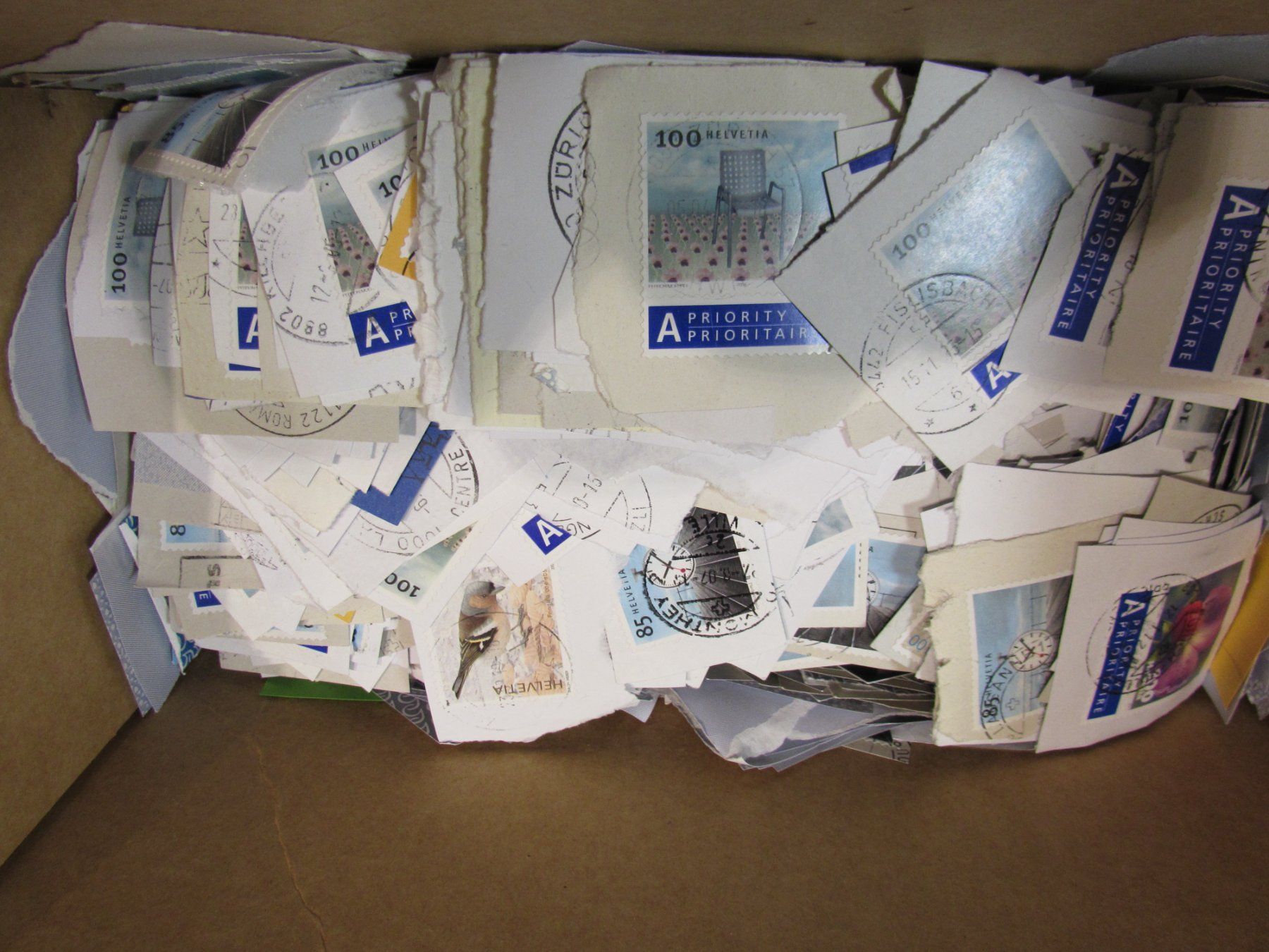 Tous les timbres: CH-Werbemarken Riesenlot – D'occasion à Walchwil par Shells1 1