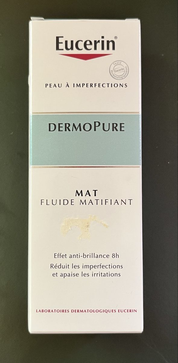 Cura del viso: EUCERIN Dermopure fluide matifiant – Nuovo (secondo la descrizione) da Lausanne venduto da micou47